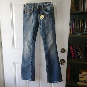 Miss Me jeans Size 25 Inseam 32 Brand New !